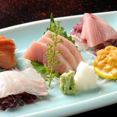 ふぐ料理・はも料理 三田　山田屋_刺身五品盛り合わせ