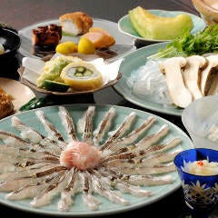 ふぐ料理・はも料理 三田　山田屋_松茸はもしゃぶコース 8月中旬より