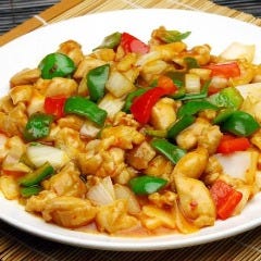 鶏肉の唐辛子味噌炒め