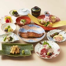 江戸前鰻と季節の日本料理のコース