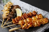 地場産の食材を使用した串焼き！