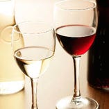 ハイボールやワインが飲み放題！