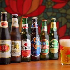 アジアのビール全6種をお試しあれ！