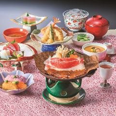 旬が楽しめる「妻籠」は期間限定御膳