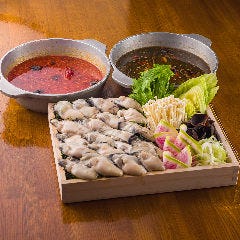 生でも食べられる牡蠣をしゃぶしゃぶで♪
