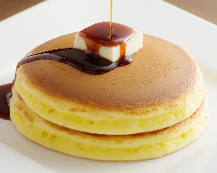 老舗の味を受け継ぐ『ホットケーキ』