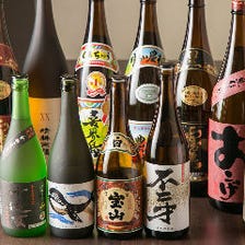 希少な焼酎や果実酒を幅広くご用意