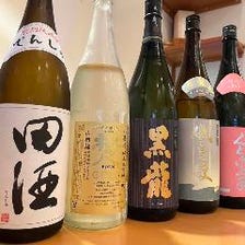 日本酒や焼酎など種類豊富なドリンク