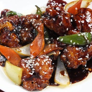 四川料理 辣妹子_黒酢スブタ