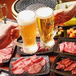 お肉のみならず一品料理も豊富なので、お仲間と賑やかに焼肉を楽しんでいただけます！