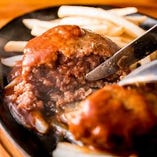 【肉料理】
ちがさき牛のハンバーグや肉コンボなど自慢の逸品