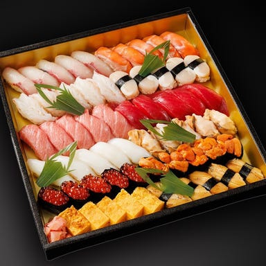 江戸前廻鮮 すし華亭 自治医大店_【テイクアウト専用】極上ネタの匠の寿司 特撰華盛 60貫(5人前)