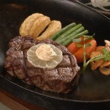 高級松阪肉をロースステーキで味わう『松阪肉ロース150gステーキコース』