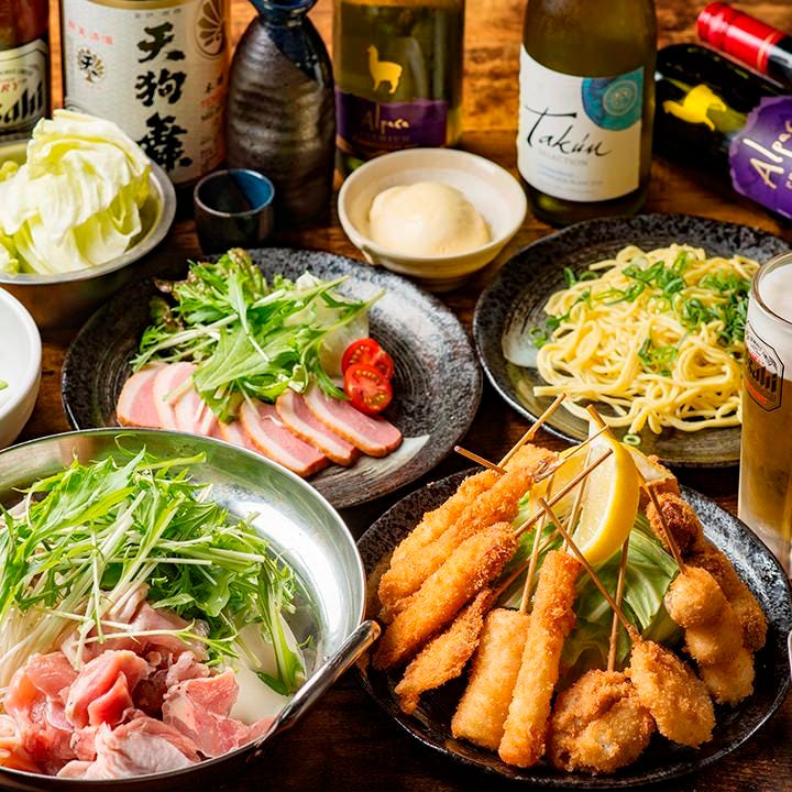 90分飲み放題付 選べる出汁と〆が自慢です 鶏のうまみたっぷり いっちょう鶏鍋コース 全6品 の詳細 焼肉 串いっちょう 京田店 高岡 焼肉 ぐるなび