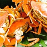 季節の新鮮魚介が自慢！夏～秋にかけて浜名湖のドウマン蟹が登場