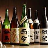 日本酒は常時30種類以上ご用意！