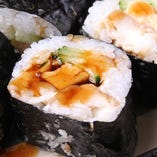 特製煮穴子のロール寿司