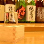日本酒・焼酎、厳選美酒を取り揃え。
地元九州が誇る銘柄を豊富にご用意しております。