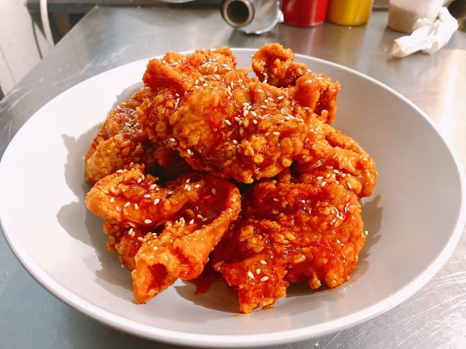 韓国チキン専門店 鳥美人 大阪 日本橋 韓国料理 ぐるなび