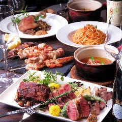 飲み放題付２種肉宴会にぴったりのボリュームも満点コースです。