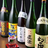地酒の利き酒もお楽しみください