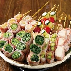 炭火野菜巻と魚串 ときわ福島店