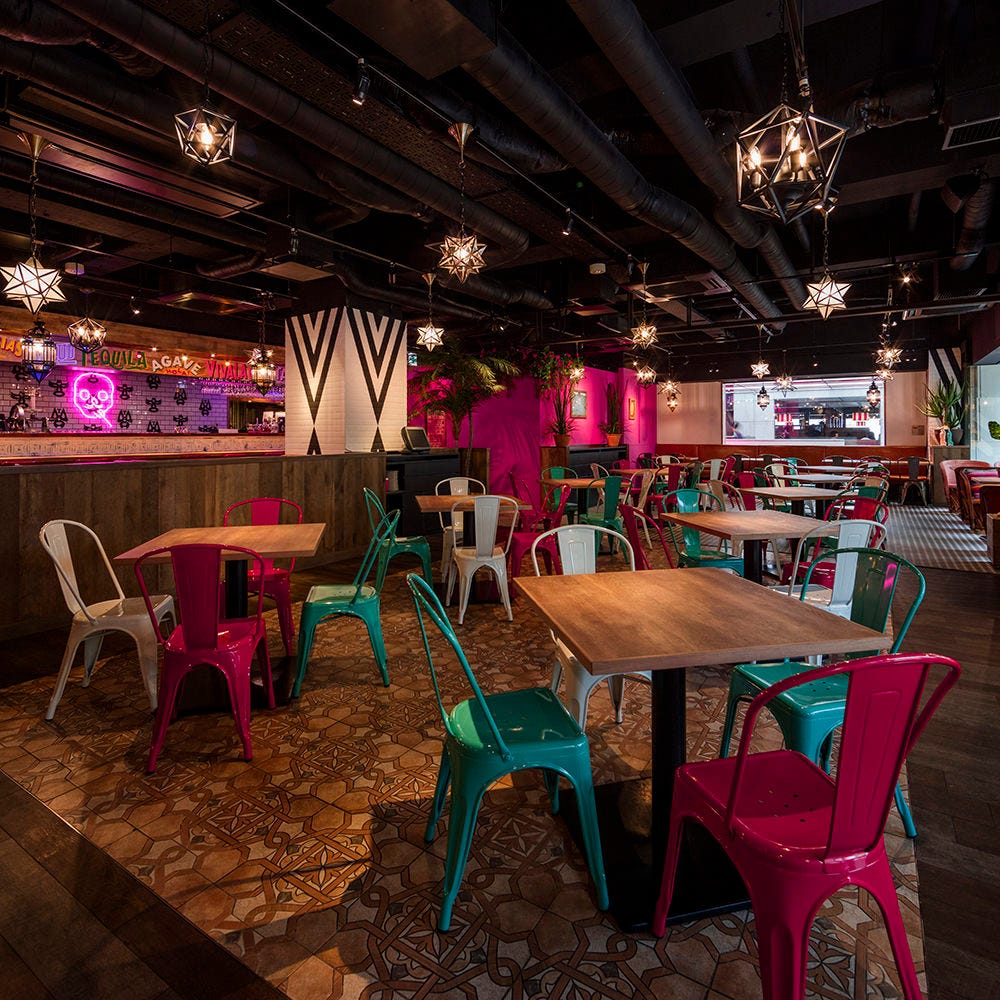 テックスメックスファクトリー渋谷公園通り店の店内の様子