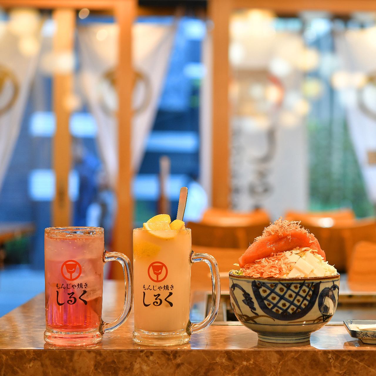 もんじゃ焼き こんにちは もじゃまるです😊 来週10月10日は「お好み焼きの日
