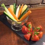 甘い濃厚フルーツトマト＆スティック野菜〜アンデス塩で〜