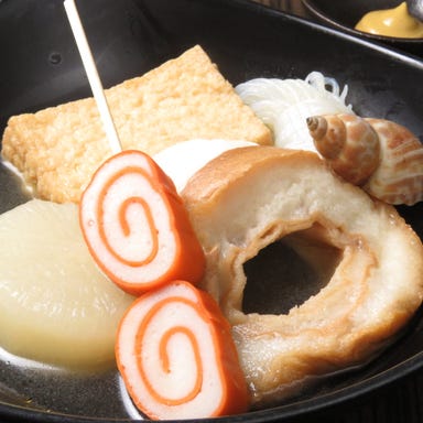 金沢おでんと地酒・地魚 あなば 片町店_おまかせ5種盛り(赤巻き、車麩、厚揚げ、こんにゃく、卵、大根から5種)