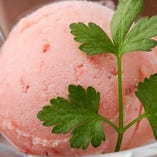 苺のアイス