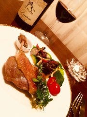 シェフの一押し！　　　　　【骨つき合鴨モモ肉のグリル】