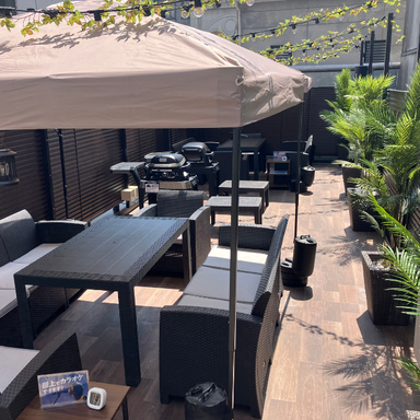 ジャンオクBBQ 下通どまんなか店_タープテント×ソファ席(2~12名様)×2