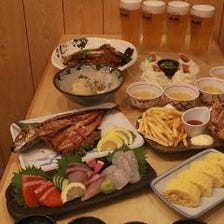 ◆魚介料理を堪能できる宴会コース！