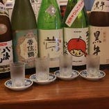 豊富な日本酒メニューに加え、完全店長好みの日本酒を用意！