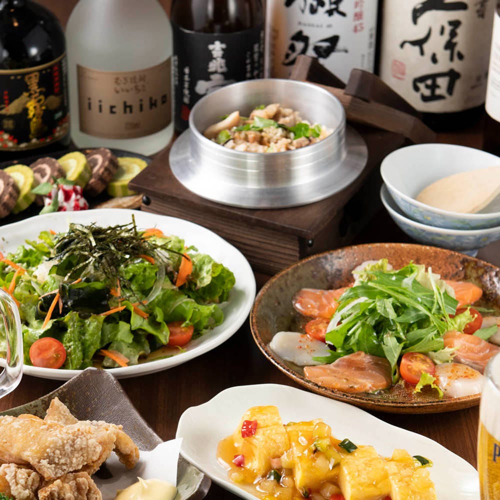 2時間飲み放題付 前菜からデザートまで手軽に楽しめるお料理7品 お試しコース 宴会 接待 歓送迎会の詳細 個室居酒屋 赤坂 十月 赤坂 和食その他 ぐるなび
