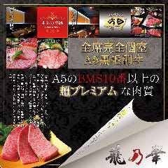 鹿児島県産 A5等級黒毛和牛 全席完全個室 龍乃華 天文館店