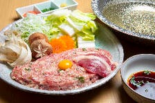 新鮮な国産鴨肉でジビエ鍋