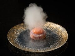 瞬間燻製ユッケ