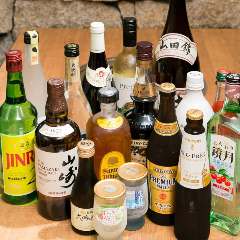 お酒好きも大満足！豊富な種類のドリンクをご用意しています