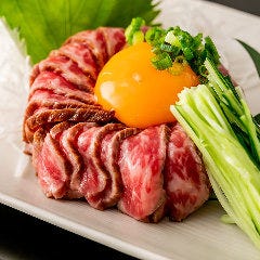 一頭買焼肉 玄 浅草本店_【数量限定】黒毛和牛タタキ (ユッケテイスト)