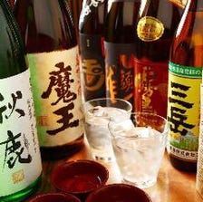 料理にあう焼酎・日本酒の数々♪