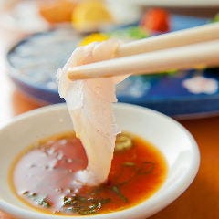 自家製のポン酢はやみつきになる忘れられない味わいです。