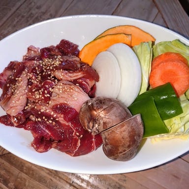郷土料理 いろり庵_会津名産 さくら焼肉(タレ)【野菜付き】