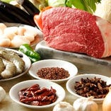 [安心の品質]
肉・魚介・野菜...食材はどれも新鮮なものを使用!