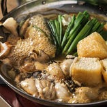 料理人こだわりの旨い鍋！旨い日本酒とお召し上がりください。