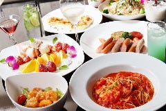 お話好きな女子の為に３時間飲み放題の女子会メニューもあります
