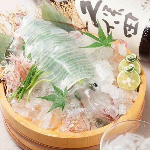 北海道産厳選の新鮮な海鮮料理