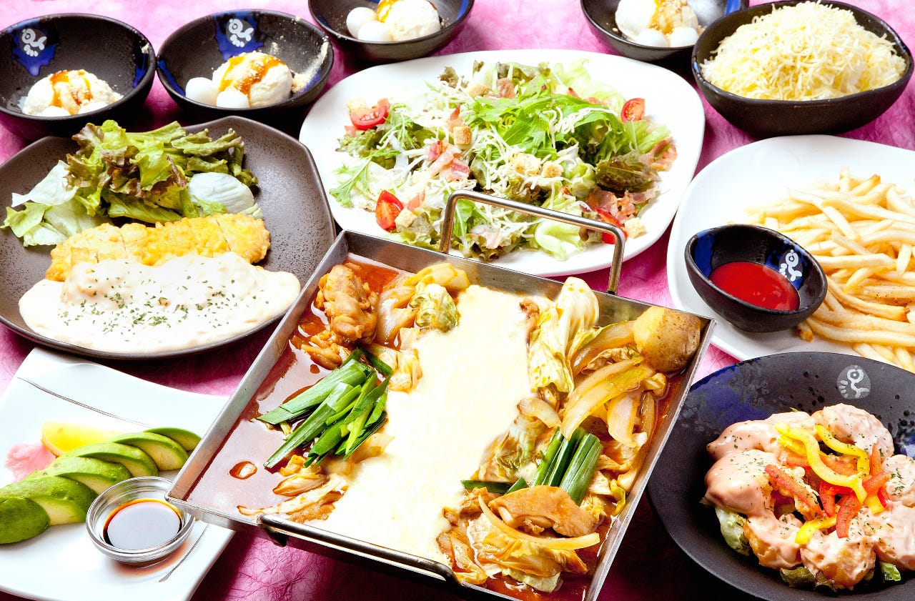 とりでん 周南店 コース タピオカも飲み放題 女子会コース9品3 500円 90分プレミアム飲み放題付 忘年会 新年会 同窓会 ぐるなび