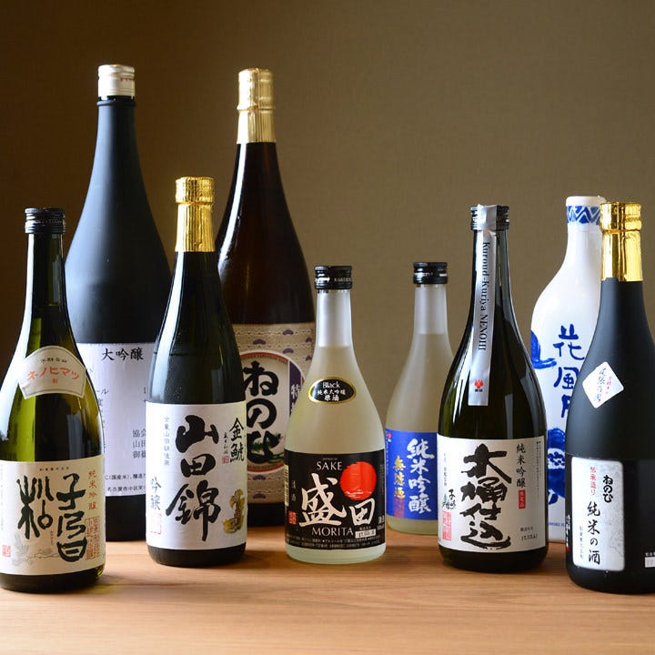 350年以上続く蔵元盛田の直営店である当店は全ての酒が蔵元直送